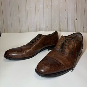 Johnston & Murphy Brown Leather Men's Oxford Shoes